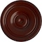 Ekena Millwork Classic Ceiling Medallion (For Canopies up to 5 1/2"), 21 7/8"OD x 2 3/8"P, Brushed Mahogany CM22CLBMF - alternate 1